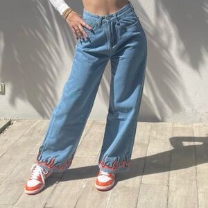 Flame Wide Leg Jeans